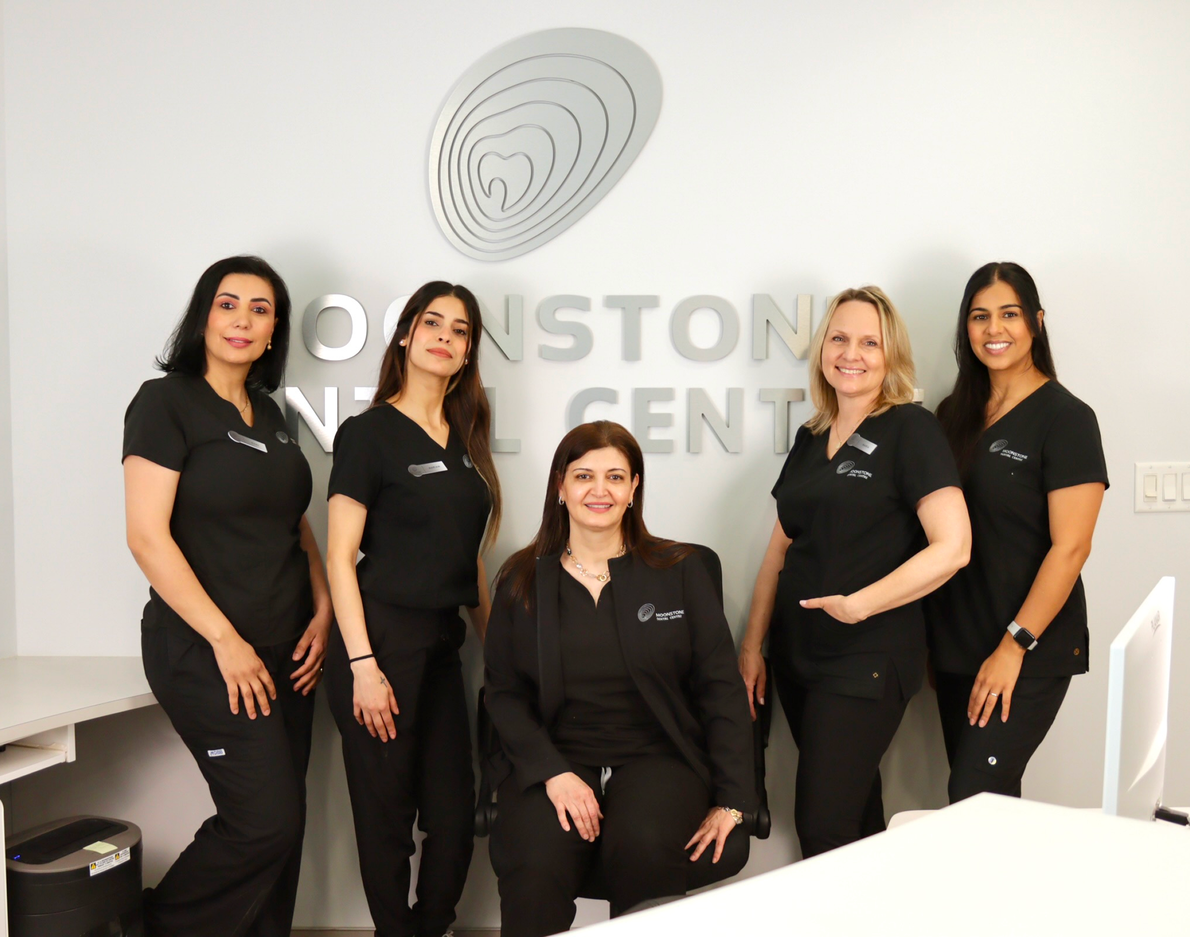 Inside Moonstone Dental Centre in Oakville